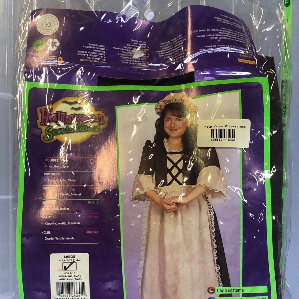 Colonial Girl - Halloween Costume